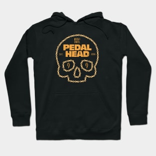 Skull Chain PedalHead Mountain Biking Graphic - Rust Hoodie